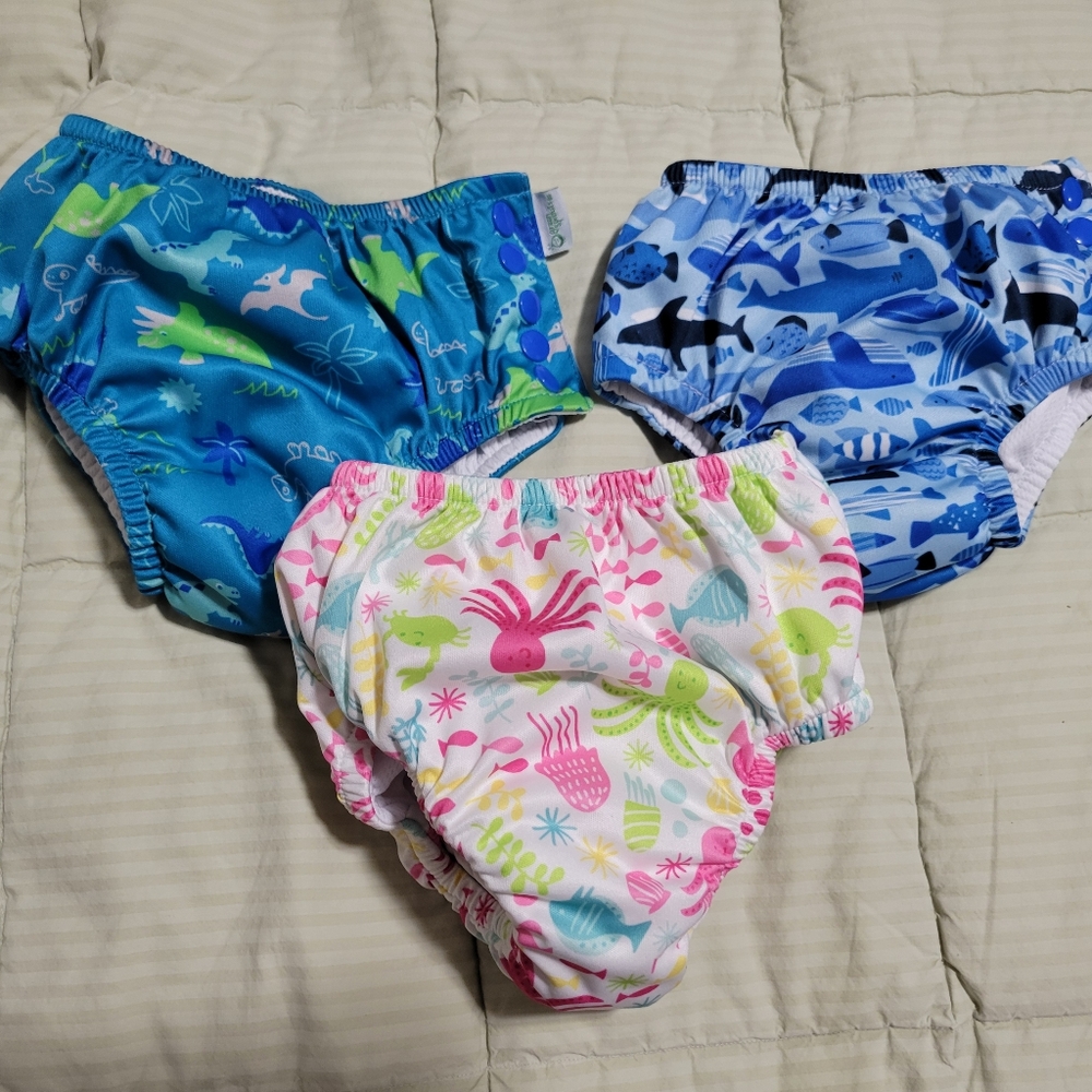EUC swim diapers 3 pieces